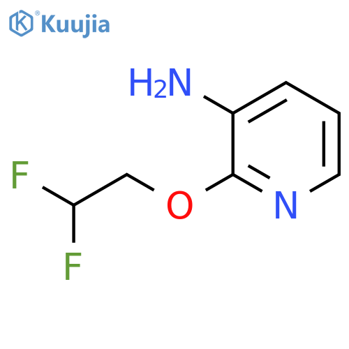 2-(2,2-difluoroethoxy)pyridin-3-amine structure