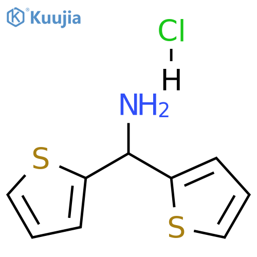 bis(thiophen-2-yl)methanamine hydrochloride structure