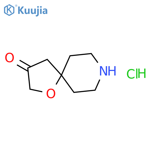 1-Oxa-8-azaspiro[4.5]decan-3-one hydrochloride structure