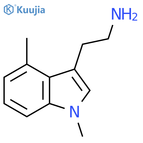 2-(1,4-dimethyl-1H-indol-3-yl)ethan-1-amine structure