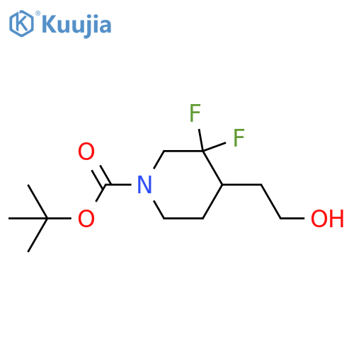 Tert-Butyl 3,3-Difluoro-4-(2-Hydroxyethyl)Piperidine-1-Carboxylate structure