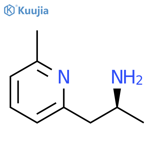 (2S)-1-(6-methylpyridin-2-yl)propan-2-amine structure