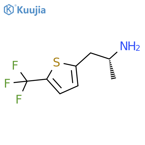 (2R)-1-5-(trifluoromethyl)thiophen-2-ylpropan-2-amine structure