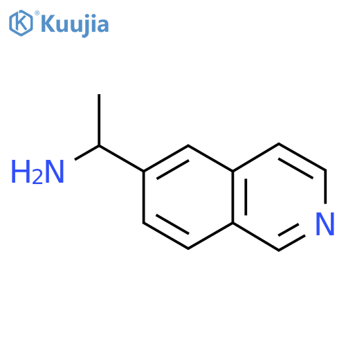 1-(isoquinolin-6-yl)ethan-1-amine structure