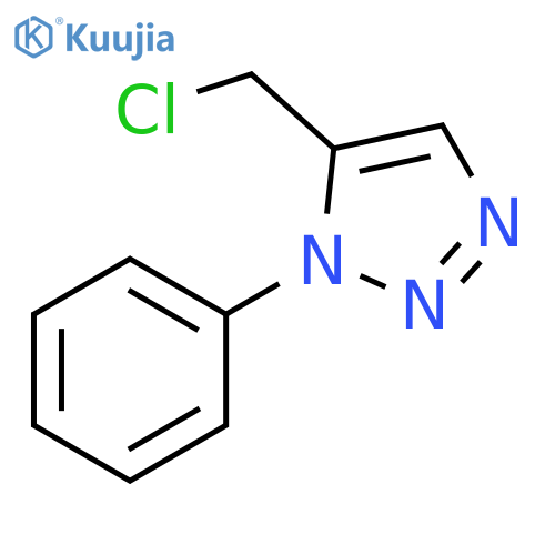 5-(chloromethyl)-1-phenyl-1H-1,2,3-triazole structure