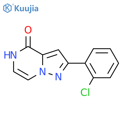 2-(2-chlorophenyl)-4H,5H-pyrazolo[1,5-a]pyrazin-4-one structure