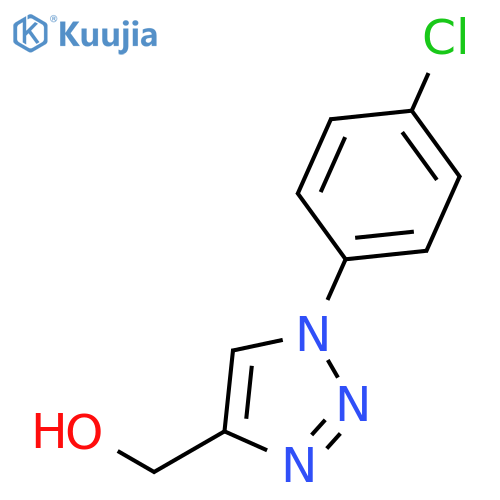 1-(4-Chlorophenyl)-1H-1,2,3-triazol-4-ylmethanol structure