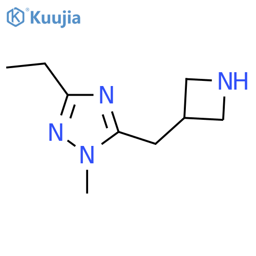 5-(Azetidin-3-ylmethyl)-3-ethyl-1-methyl-1h-1,2,4-triazole structure
