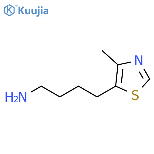4-(4-methyl-1,3-thiazol-5-yl)butan-1-amine structure