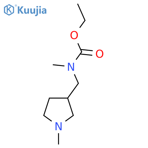 ethyl N-methyl-N-[(1-methylpyrrolidin-3-yl)methyl]carbamate structure