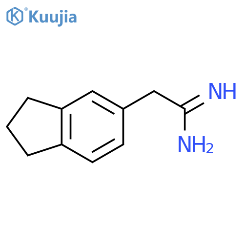 2-(2,3-Dihydro-1h-inden-5-yl)acetimidamide structure