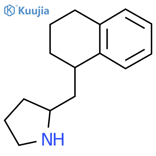 2-(1,2,3,4-tetrahydronaphthalen-1-yl)methylpyrrolidine structure
