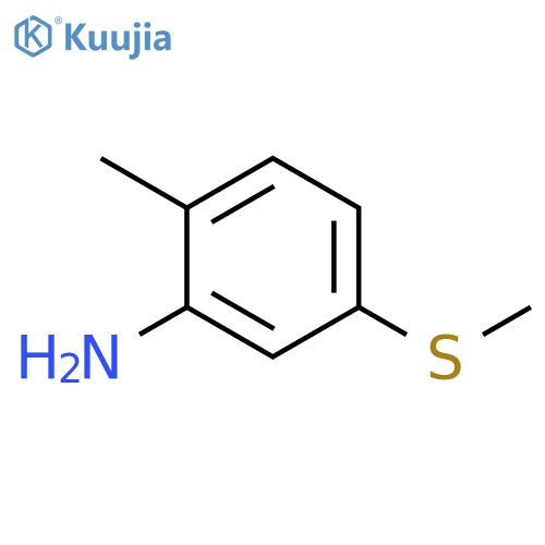 2-methyl-5-(methylsulfanyl)aniline structure