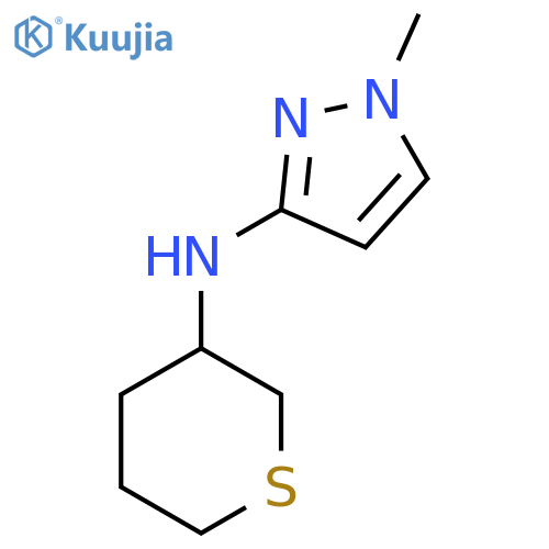1-methyl-N-(thian-3-yl)-1H-pyrazol-3-amine structure