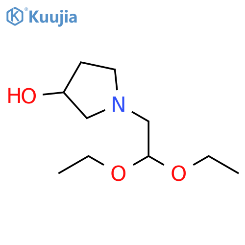 1-(2,2-diethoxyethyl)pyrrolidin-3-ol structure