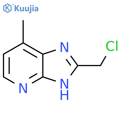 2-(chloromethyl)-7-methyl-3H-imidazo[4,5-b]pyridine structure