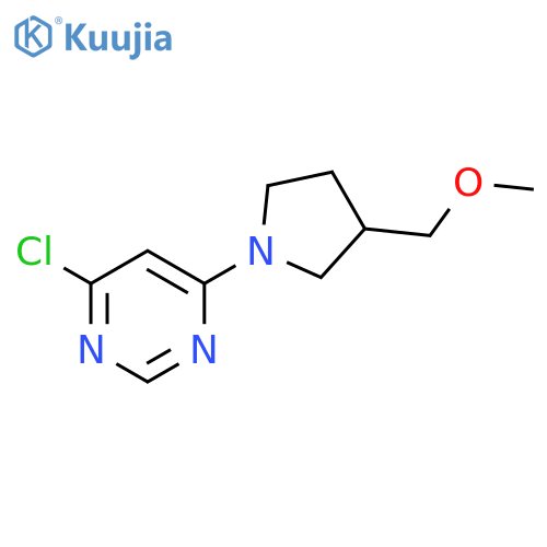 4-chloro-6-[3-(methoxymethyl)pyrrolidin-1-yl]pyrimidine structure