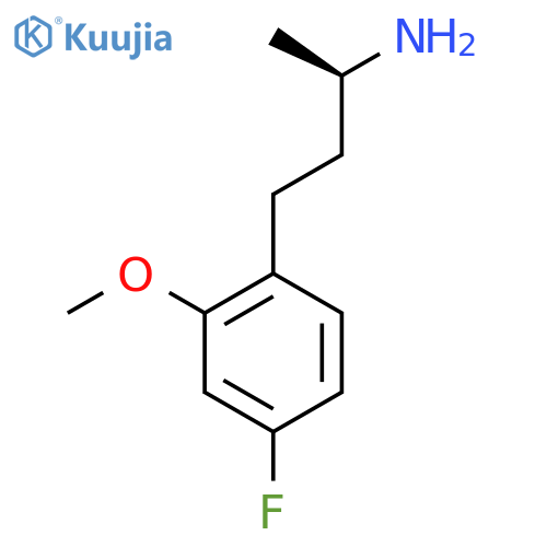 (2R)-4-(4-fluoro-2-methoxyphenyl)butan-2-amine structure