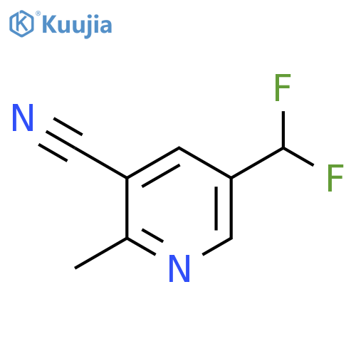 3-Cyano-5-(difluoromethyl)-2-methylpyridine structure