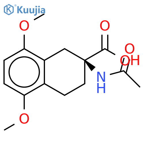 2-(Acetylamino)-1,2,3,4-tetrahydro-5,8-dimethoxy-2-naphthalenecarboxylic Acid-13C structure