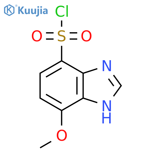 7-Methoxy-1H-benzimidazole-4-sulfonyl chloride structure