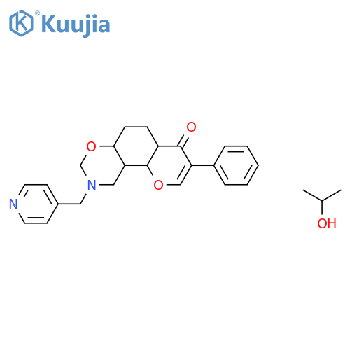 3-phenyl-9-[(pyridin-4-yl)methyl]-4H,8H,9H,10H-chromeno[8,7-e][1,3]oxazin-4-one; propan-2-ol structure