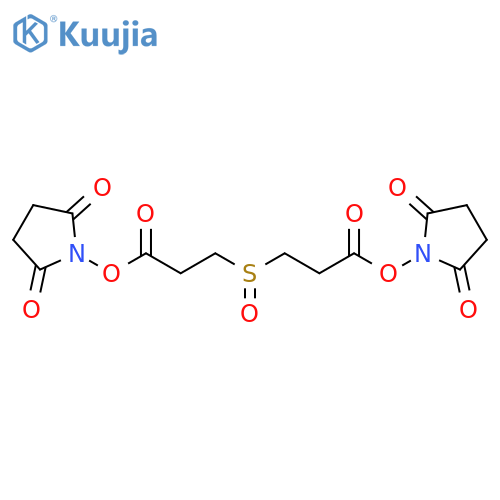bis-(propionic acid NHS ester)-sulfoxide structure