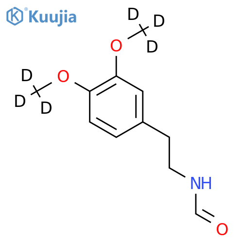 N-[2-(3,4-Di(methoxy-d3)phenyl)ethyl]formamide structure