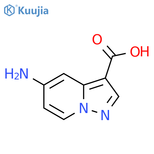 5-aminopyrazolo1,5-apyridine-3-carboxylic acid structure