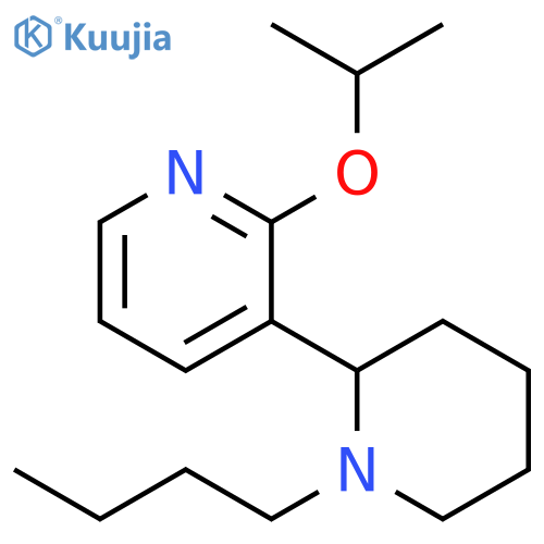 1-Butyl-2-isopropoxy-1,2,3,4,5,6-hexahydro-[2,3]bipyridinyl structure