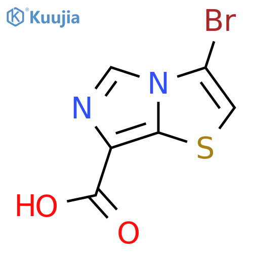3-Bromoimidazo[5,1-b]thiazole-7-carboxylic acid structure