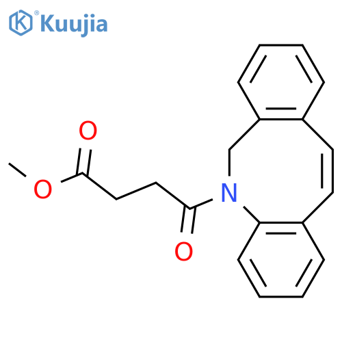 4-(6H-Dibenzo[b,f]azocin-5-yl)-4-oxo-butyric acid methyl ester structure