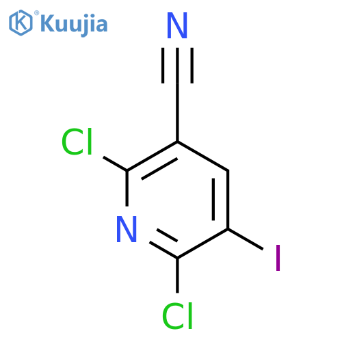 2,6-Dichloro-5-iodonicotinonitrile structure