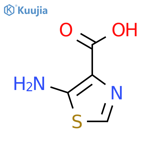 5-amino-1,3-thiazole-4-carboxylic acid structure