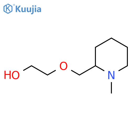 2-(1-Methyl-piperidin-2-ylmethoxy)-ethanol structure
