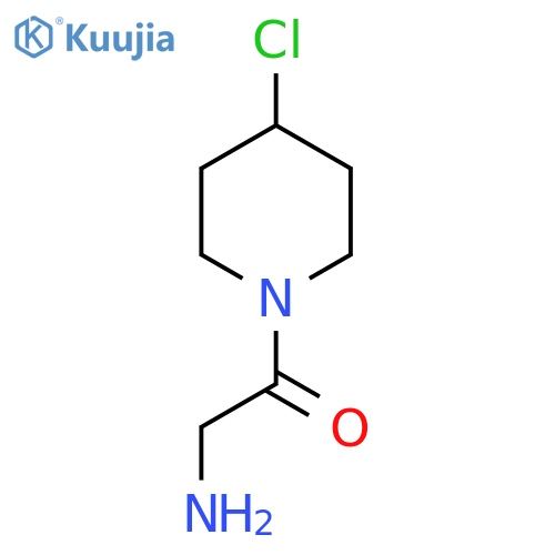 2-Amino-1-(4-chloro-piperidin-1-yl)-ethanone structure