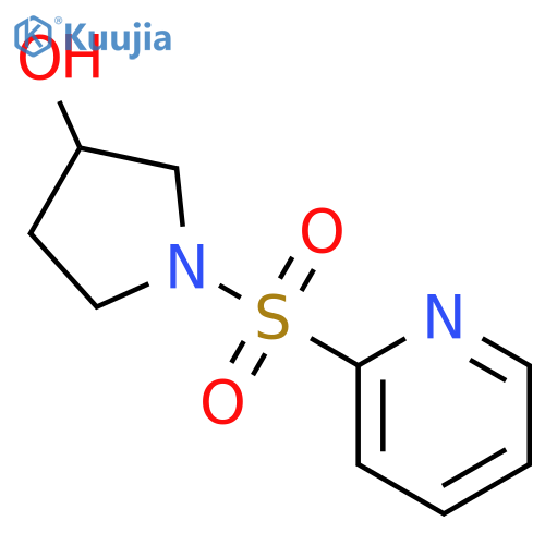 1-(Pyridin-2-ylsulfonyl)pyrrolidin-3-ol structure