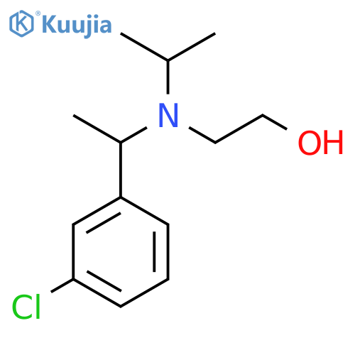 2-{[1-(3-Chloro-phenyl)-ethyl]-isopropyl-amino}-ethanol structure