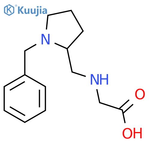 [(1-Benzyl-pyrrolidin-2-ylmethyl)-amino]-acetic acid structure