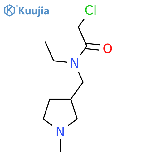 2-Chloro-N-ethyl-N-(1-methyl-pyrrolidin-3-ylmethyl)-acetamide structure