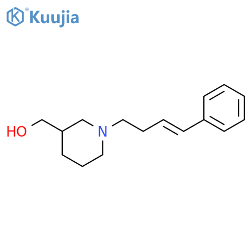 (E)-(1-(4-Phenylbut-3-en-1-yl)piperidin-3-yl)methanol structure