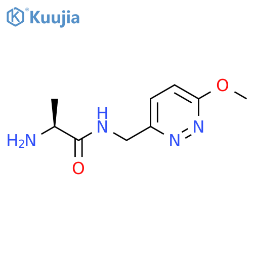 (S)-2-Amino-N-(6-methoxy-pyridazin-3-ylmethyl)-propionamide structure
