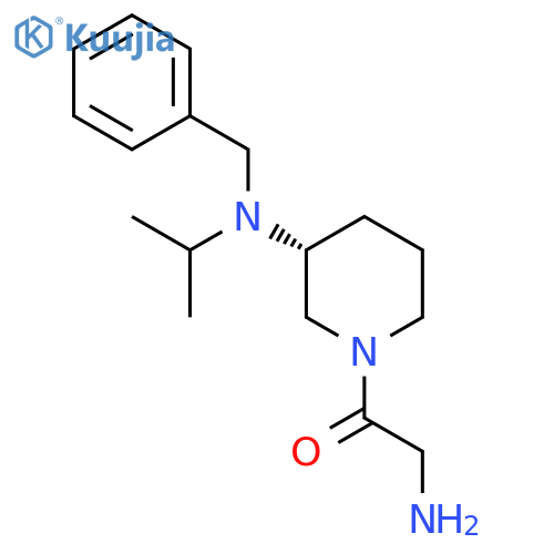 2-Amino-1-[(R)-3-(benzyl-isopropyl-amino)-piperidin-1-yl]-ethanone structure