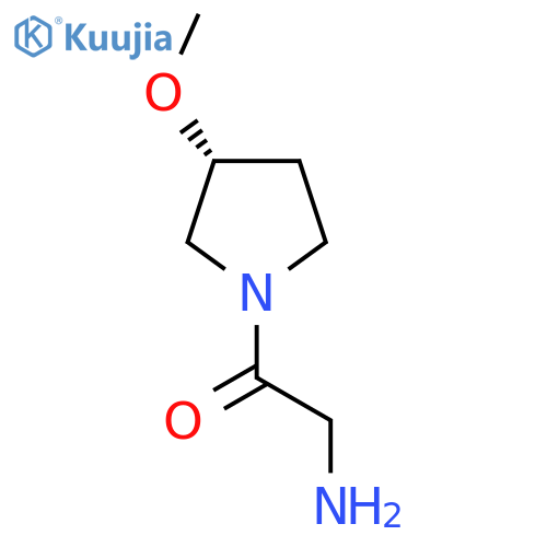 2-Amino-1-((R)-3-methoxy-pyrrolidin-1-yl)-ethanone structure
