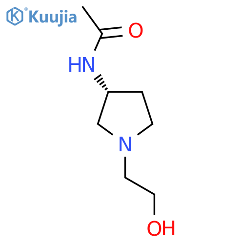 N-[(R)-1-(2-Hydroxy-ethyl)-pyrrolidin-3-yl]-acetamide structure