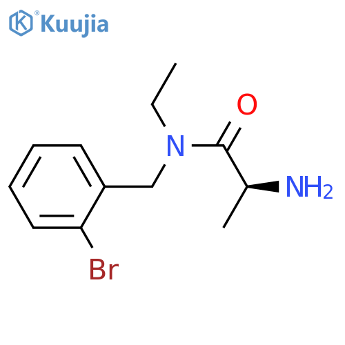 (S)-2-AMino-N-(2-broMo-benzyl)-N-ethyl-propionaMide structure