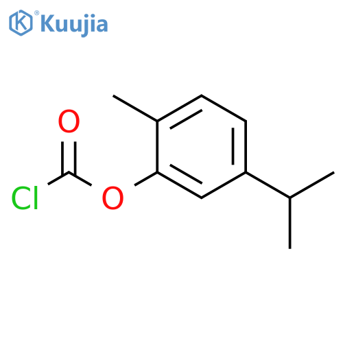 2-METHYL-5-(PROPAN-2-YL)PHENYL CHLOROFORMATE structure