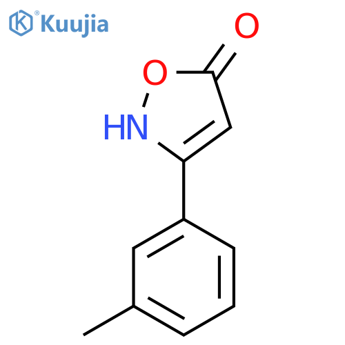 3-(3-Methylphenyl)-1,2-oxazol-5-ol structure