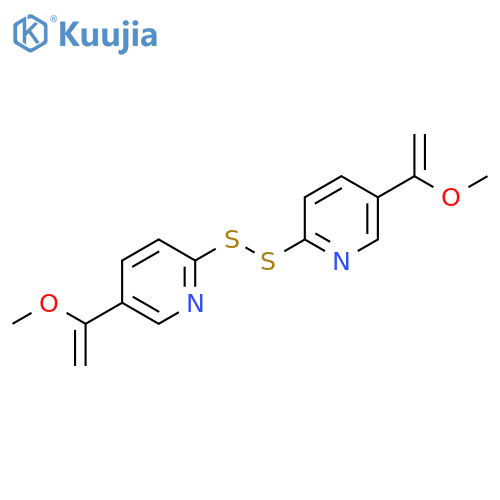2,2'-Dithiobis[(5-methoxyvinyl)pyridine] structure