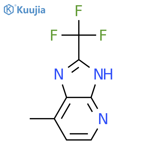7-methyl-2-(trifluoromethyl)-3H-Imidazo[4,5-b]pyridine structure